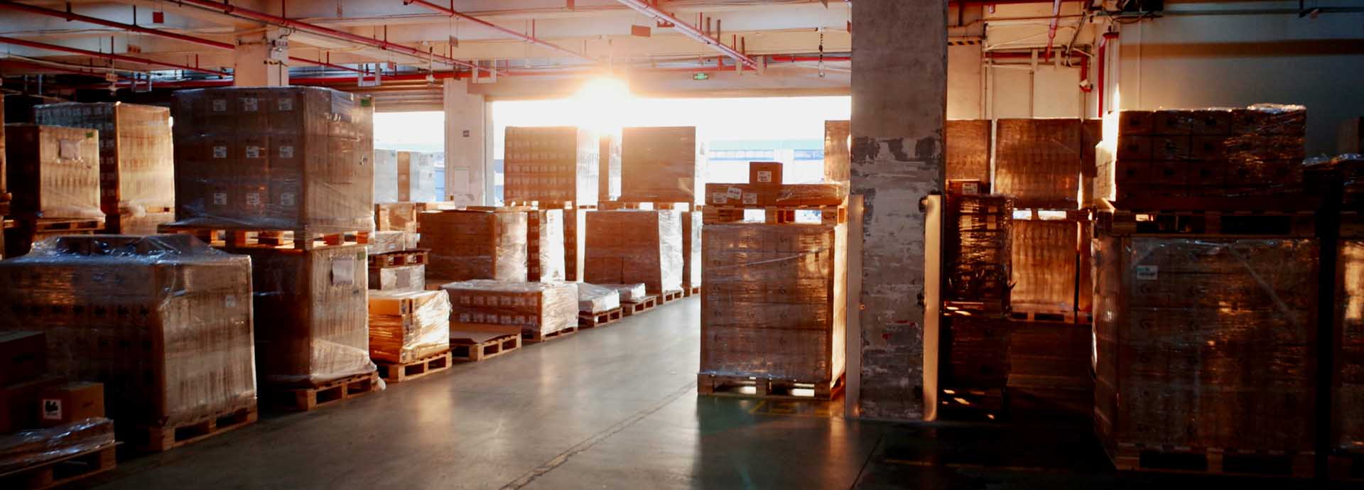 magazzino contro terzi per l'export